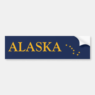 Alaska's Flag Bumper Sticker