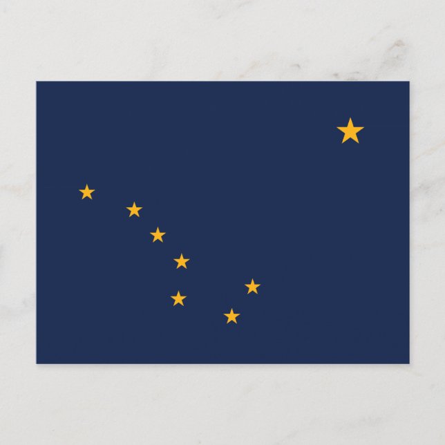 Alaska's Flag Postcard (Front)