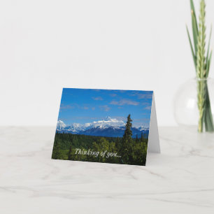 Alaska's Mt. McKinley Thinking Of You Card