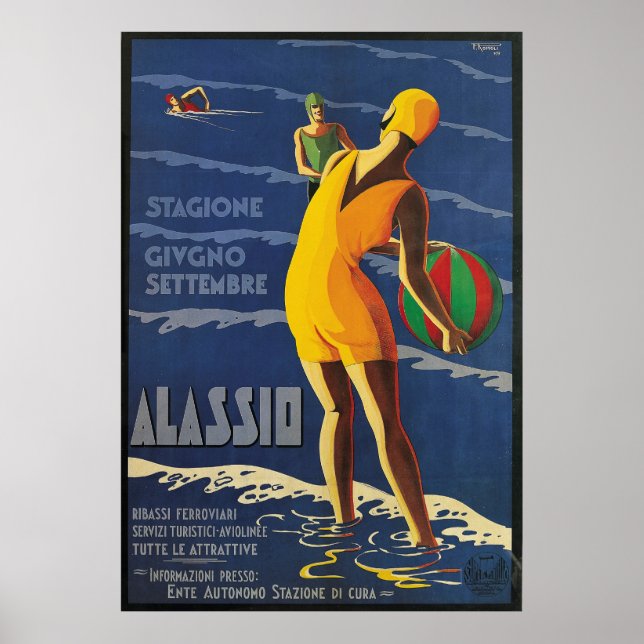 Alassio, Italy Poster (Front)