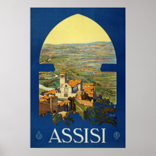 Alassio, Italy Vintage Travel Poster
