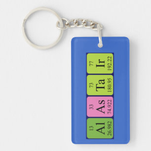 Alastair periodic table name keyring