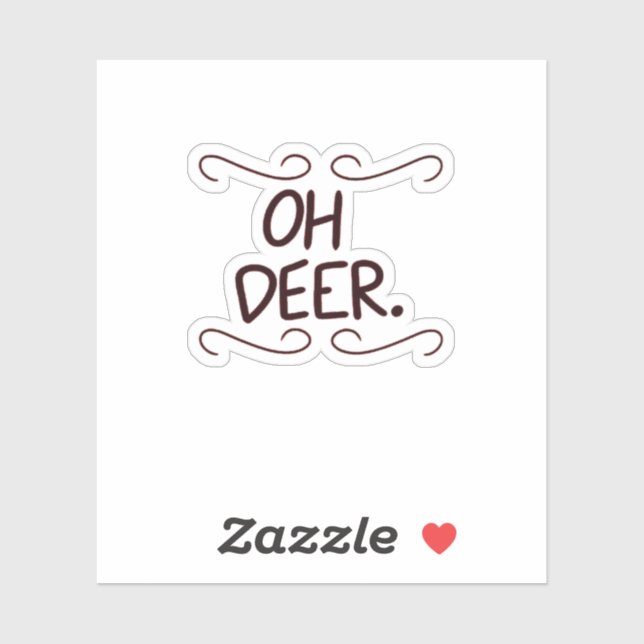 Alastor Oh Deer Creative Art Design  (Sheet)