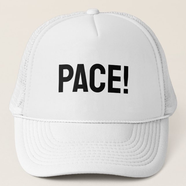 Alătură-te Mișcării Pentru PACE! Sepcile Albe Trucker Hat (Front)