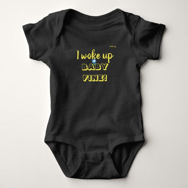 #ALAVANTPROZ Baby Fine  Bodysuit (Front)
