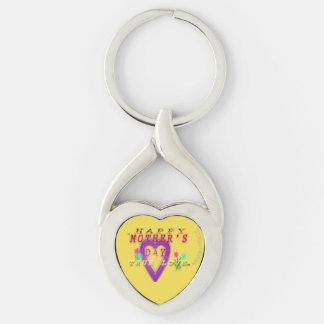 #ALAVANTPROZ #Purple-heart #Mother's Day Key Chain