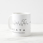 Alaya peptide name mug (Front Left)
