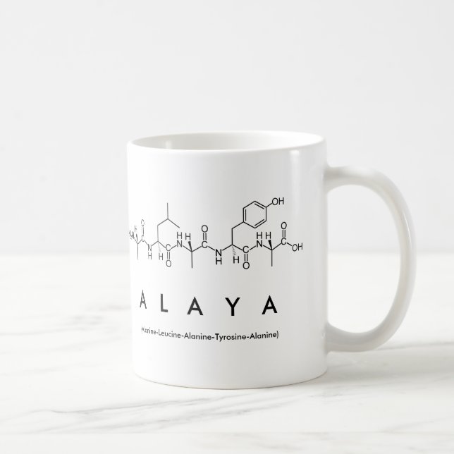 Alaya peptide name mug (Right)