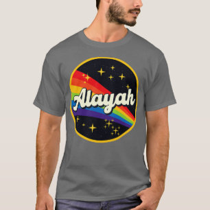 Alayah Rainbow In Space Vintage Style T-Shirt