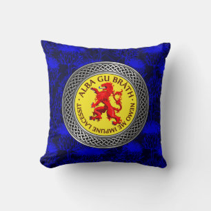 Alba Gu Brath Lion Rampant Knot Cushion