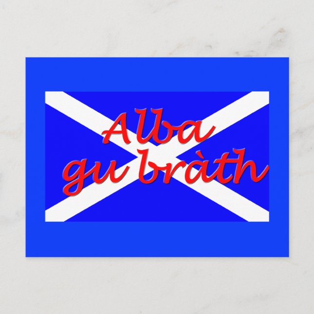 "Alba gu brath" Postcard (Front)