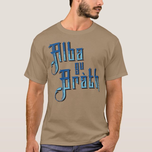 Alba gu Bràth. Scotland Forever Tee Shirt (Front)
