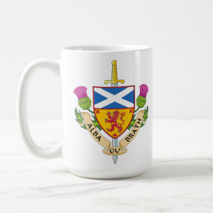 Alba Gu Bràth Scottish Heritage Crest Inspired Coffee Mug
