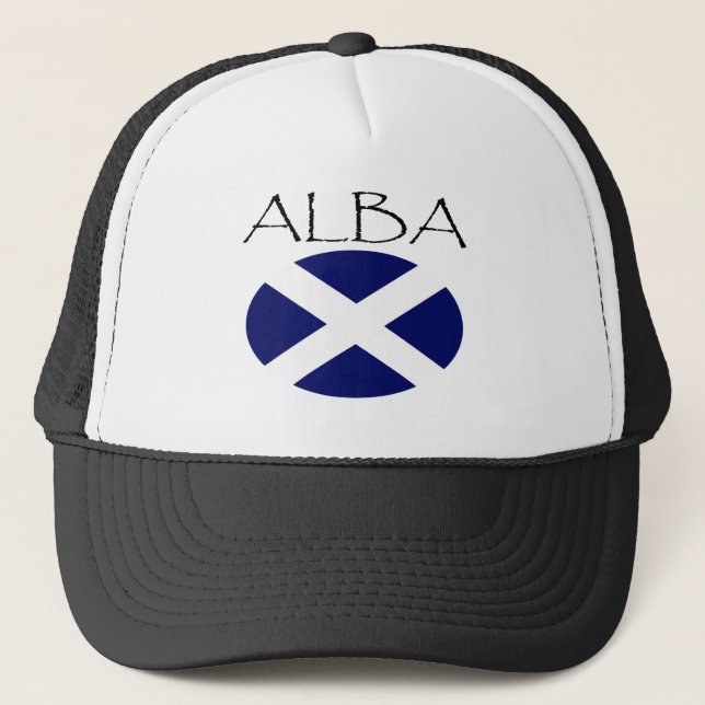 alba largepng trucker hat (Front)