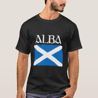 Alba Scotland Flag Leine Graphic Scottish Gaelic P T-Shirt
