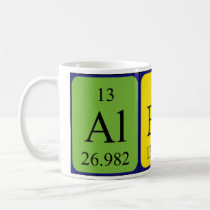 Alban periodic table name mug