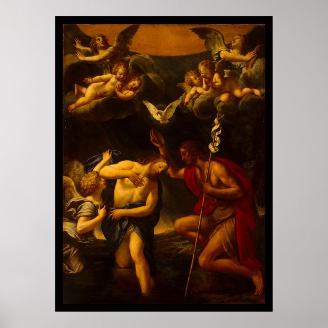 Albani Francesco Baptism of Christ Poster (Front)
