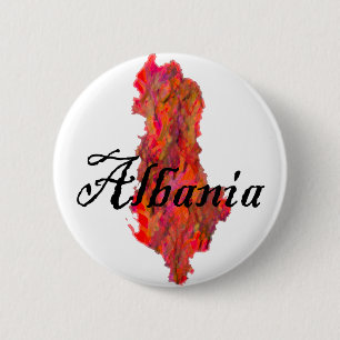 Albania 6 Cm Round Badge