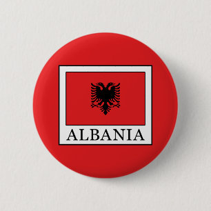 Albania 6 Cm Round Badge