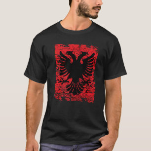 Albania  Albania Flag Eagle Men & Women Albania T-Shirt