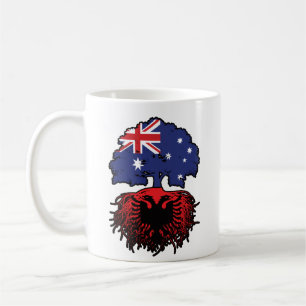 Albania Albanian Australian Australia Tree Roots Coffee Mug