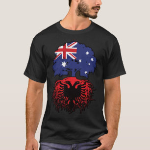 Albania Albanian Australian Australia Tree Roots T-Shirt