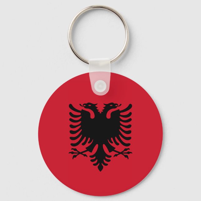Albania - Albanian Flag Key Ring (Front)