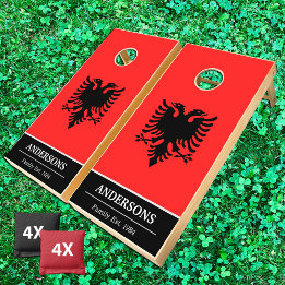 Albania & Albanian Flag personalised / Family fun