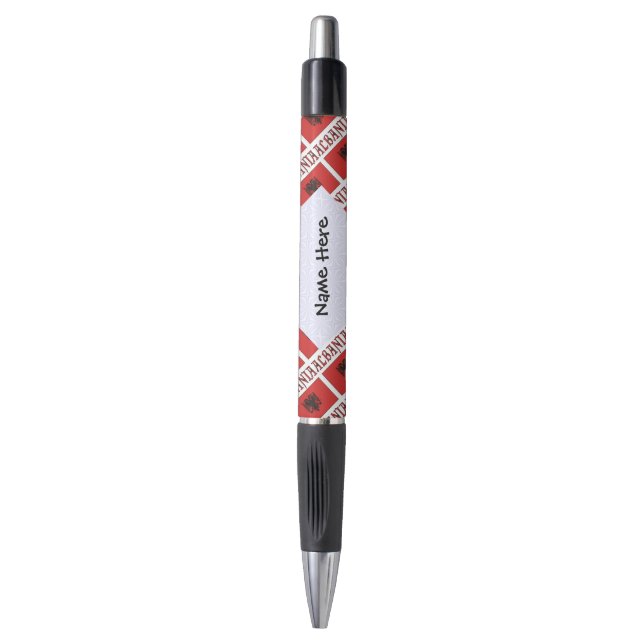 Albania Albanian Flag Tiled Personalised Text (Front Vertical)