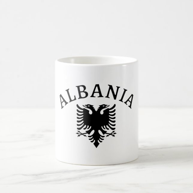 Albania and eagle of the flag - mugs (Center)