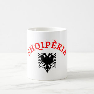 Albania and eagle - Shqiperia dhe shqiponja Coffee Mug