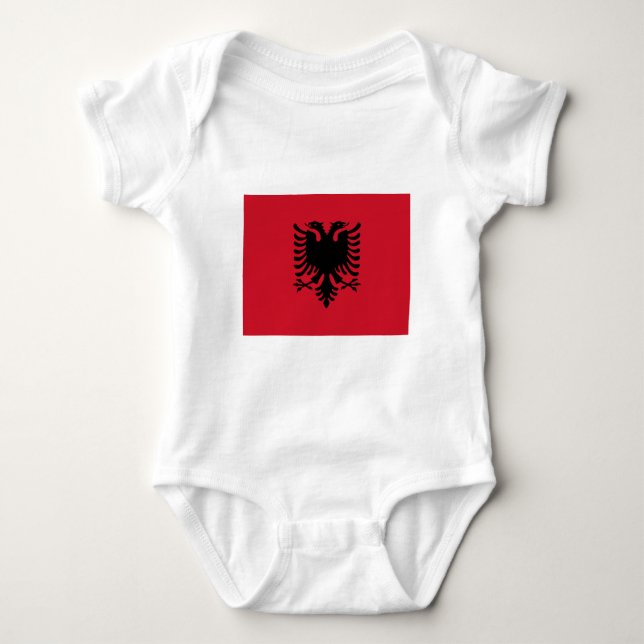 albania baby bodysuit (Front)
