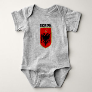 Albania Coat of Arms Baby Bodysuit