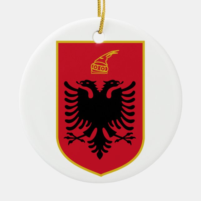 Albania Coat of Arms Ornament (Front)