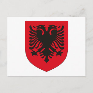 Albania Coat of Arms Postcard