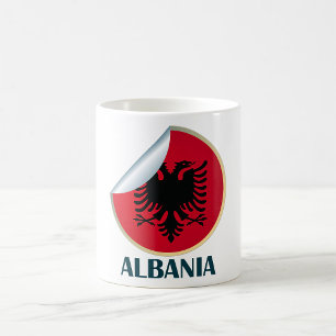 Albania Double Headed Eagle Emblem  Coffee Mug