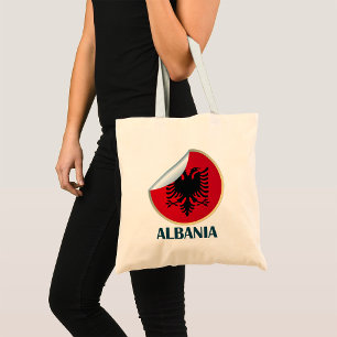 Albania Double Headed Eagle Emblem  Tote Bag