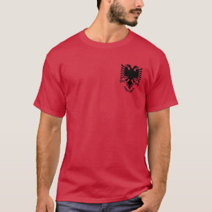 Albania Double Headed Eagle - pocket T-Shirt