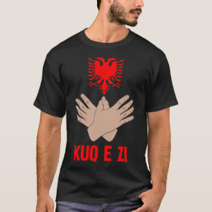 Albania Eagle Hand Sign For Albanian And Kosovar T-Shirt