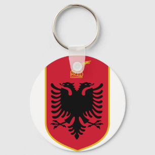 albania emblem key ring