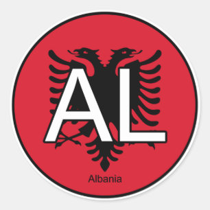 Albania Euro Sticker