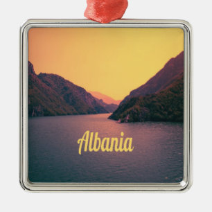 Albania Europe Beach Balkan Peninsula Metal Tree Decoration