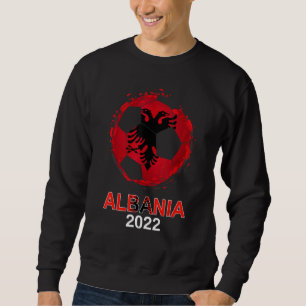 Albania Flag 2022 Supporter Albanian Soccer Team A Sweatshirt