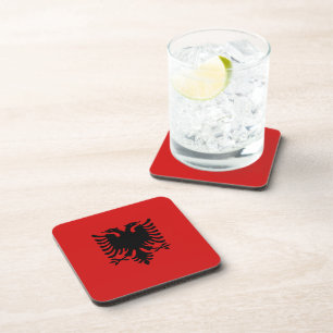 Albania Flag Coaster