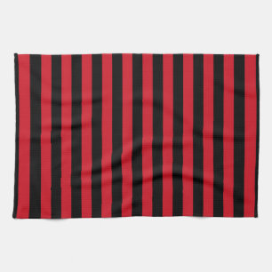 Albania flag colors stripes country symbol pattern tea towel
