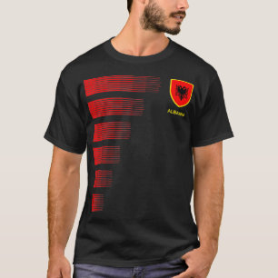 Albania Flag Emblem  Albanian Pride Ancestry Herit T-Shirt