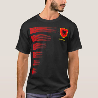 Albania Flag Emblem  Albanian Pride Ancestry Herit T-Shirt
