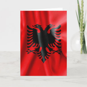 Albania Flag Greeting Card