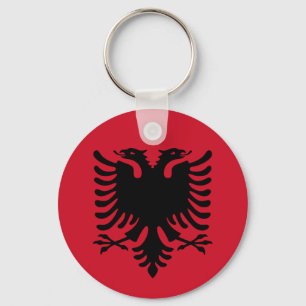 Albania Flag Key Ring
