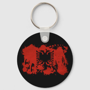 Albania Flag Key Ring